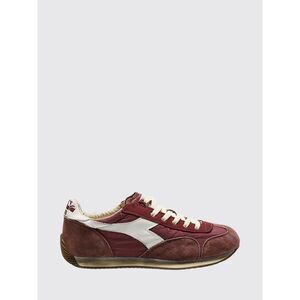 Diadora Men Equipe Vela Diadora Suede And Fabric Sneakers With A Vintage Effect